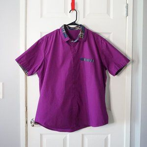 2/$30 - NWOT Plum and Checkered Button-Up Shirt